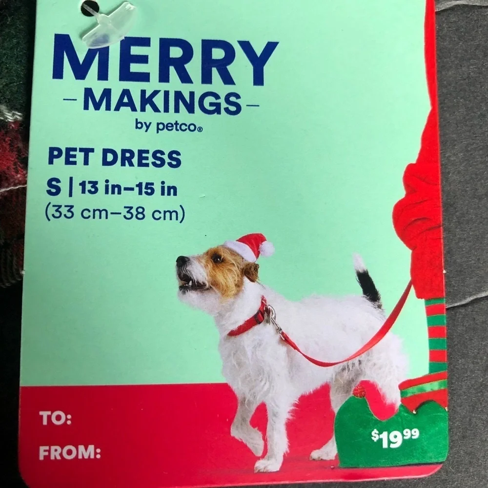 NWT plaid Holiday Christmas dress S​